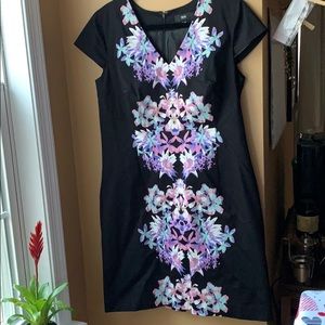 Mossimo Black and Floral Dress! Never worn!